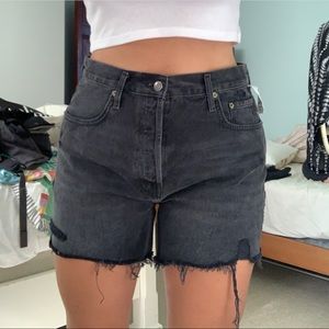 Brand new AGOLDE Riley jean shorts size 31
